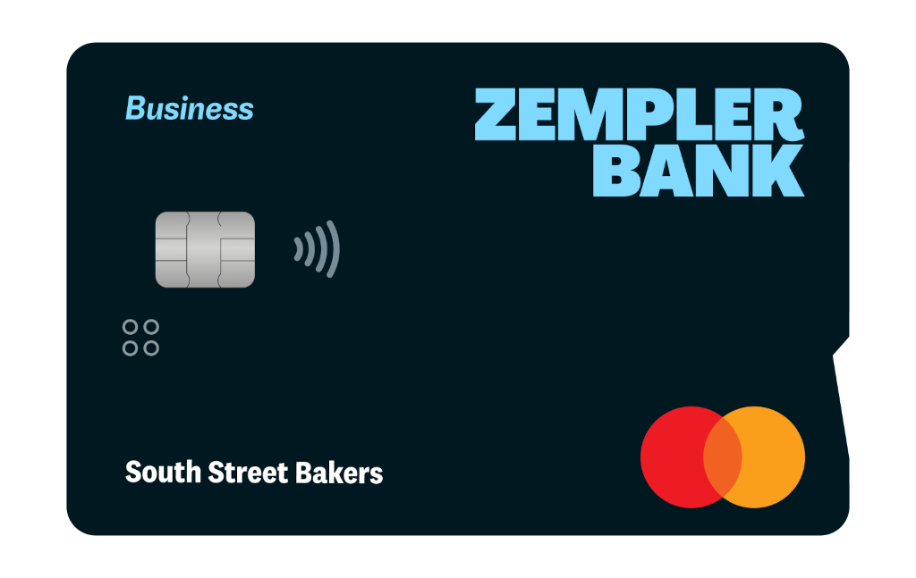 Zempler Bank business account card